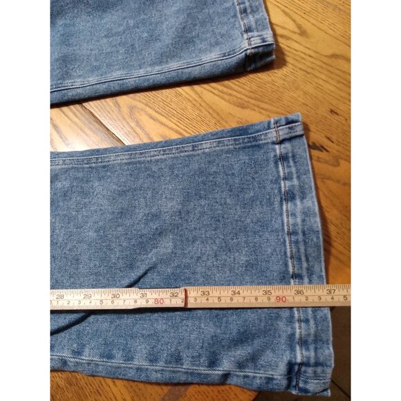 PAIGE Womens Jeans 24P BLUE FLARE FLARED Preowned Work Casual SHEA Distressed - Picture 3 of 12